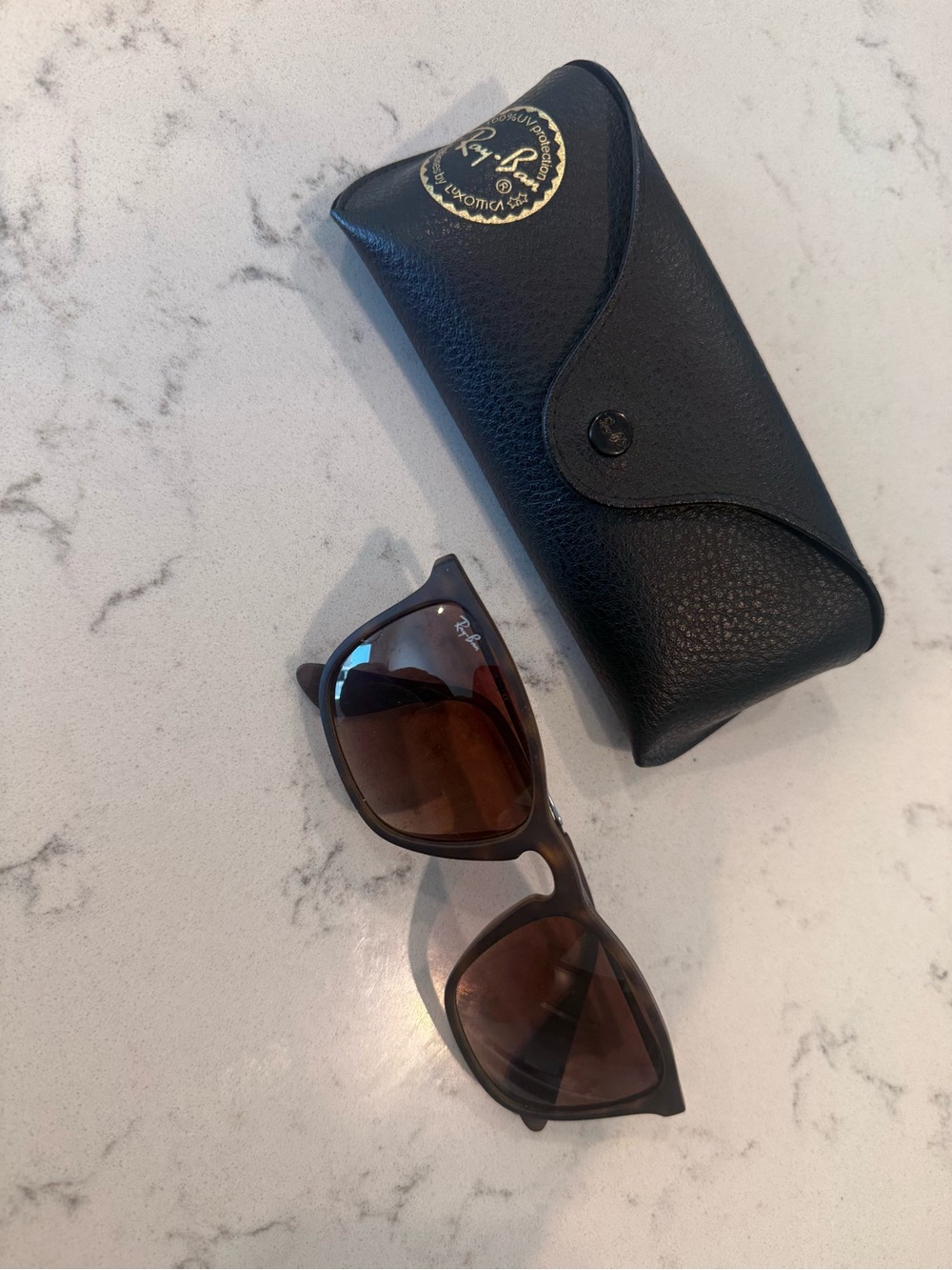 Ray-Ban Brown Gradient Women’s Sunglasses with Black Case (Chris RB4187)